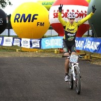 Mariusz Kozak na mecie dystansu Medio