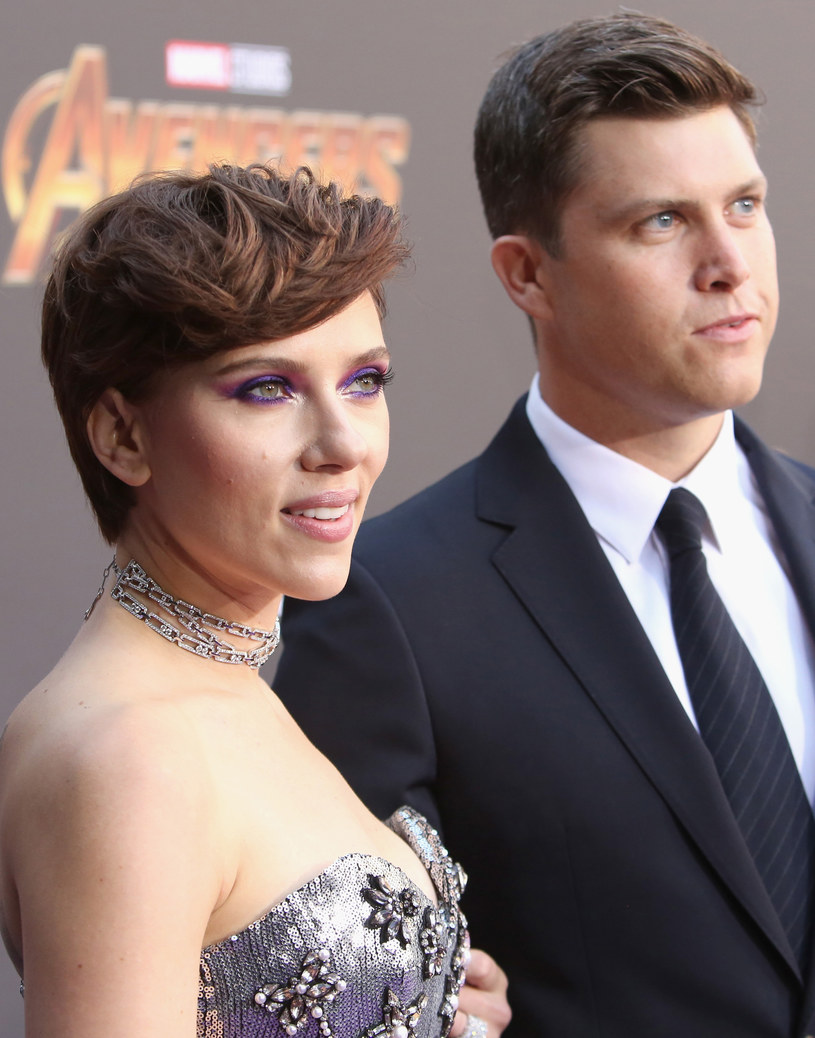 Scarlett Johansson i Colin Jost /Jesse Grant /Getty Images