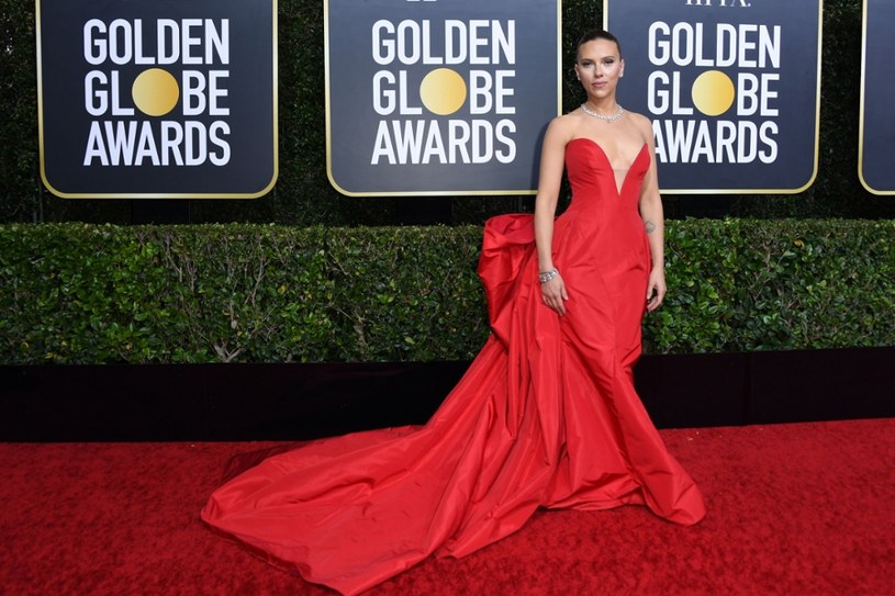 Scarlett Johansson podczas niedawnej ceremonii wręczenia Złotych Globów /Valerie MACON / AFP /East News