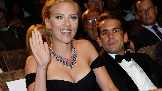 Scarlett Johansson z mężem w czasach, gdy nie był jeszcze mężem - fot. Pascal Le Segretain /Getty Images