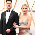 Scarlett Johansson z zaokrąglonym brzuszkiem na gali Oscarów