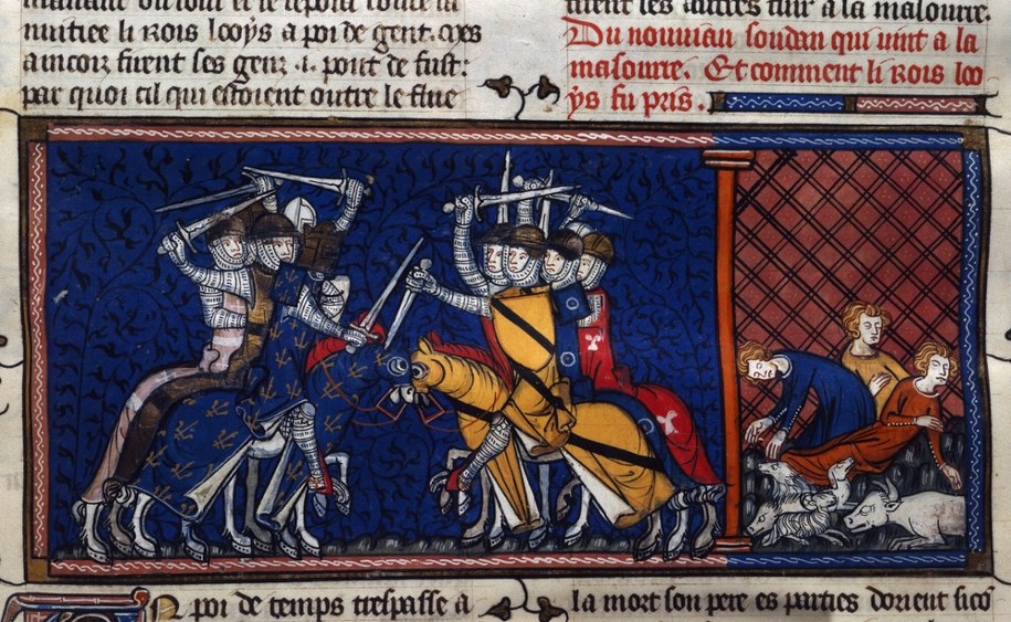 Scena bitwy i zgony spowodowane zarazą /East News