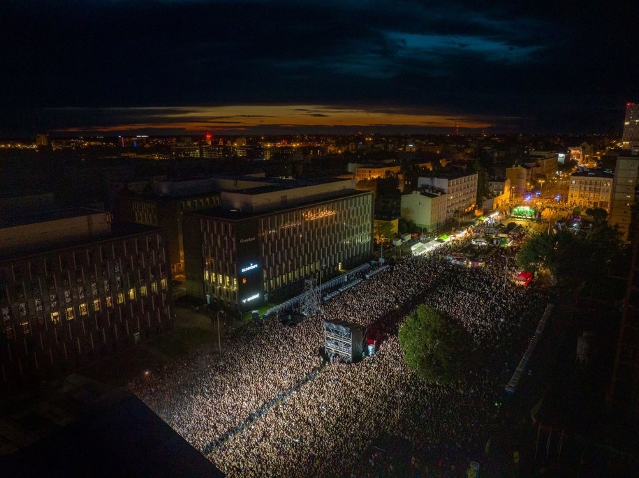 Scena główna 600. urodzin Łodzi - to tylko jedna z czterech scen muzycznych /lodz.pl /Materiały prasowe