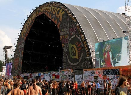 Scena na Przystanku Woodstock 2006 /INTERIA.PL