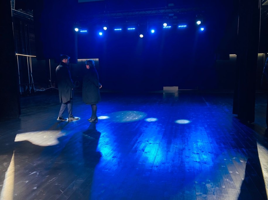 Scena nowej siedziby Teatru Pinokio /Agnieszka Wyderka /RMF FM