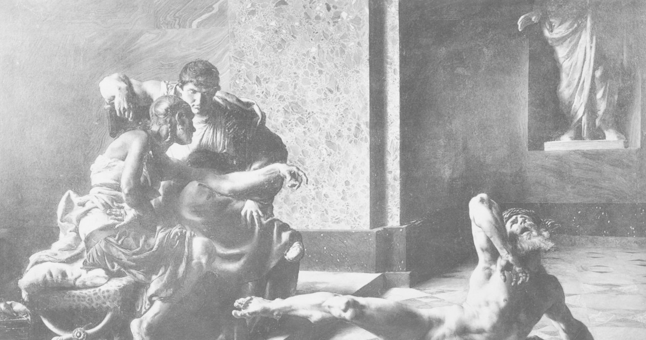 Scena otrucia niewolnika, Joseph Noel Sylvestre, 1876 /Getty Images