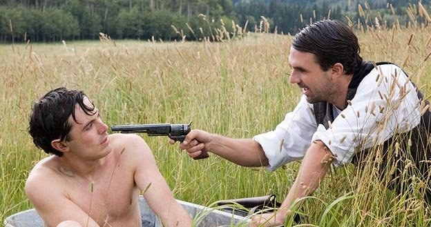 Scena z filmu "Assassination of Jesse James" w reżyserii Andrew Dominika, rok 2007 /East News