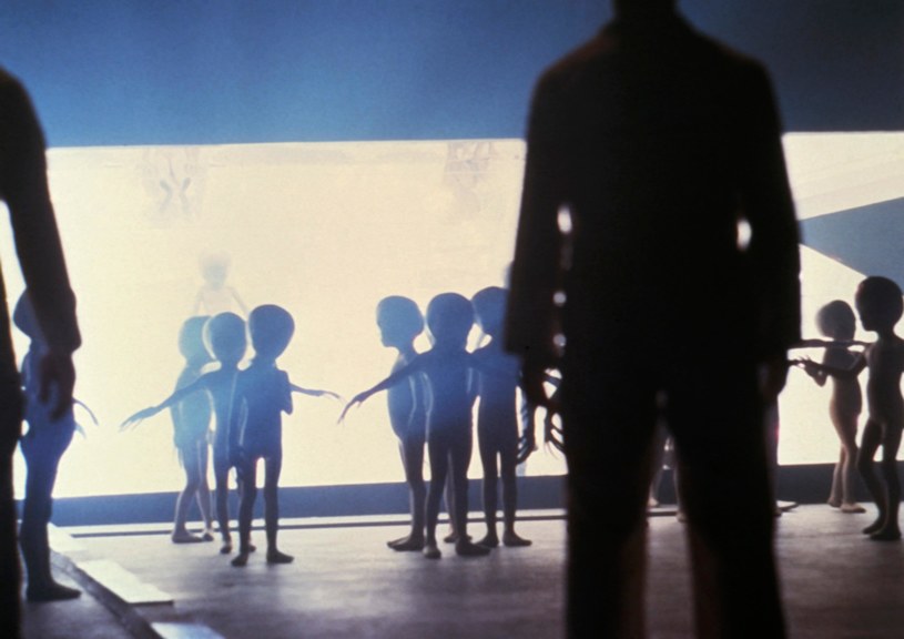 Scena z filmu "Bliskie spotkania trzeciego stopnia" /Screen Archives /Getty Images