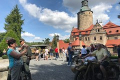 Sceny filmowe, pirotechnika i muzyka w jednym. Trwa festiwal na Zamku Czocha