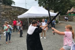 Sceny filmowe, pirotechnika i muzyka w jednym. Trwa festiwal na Zamku Czocha