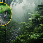 Sceny jak z Avatara! Operator buldożera spotkał w dżungli tajemnicze plemię