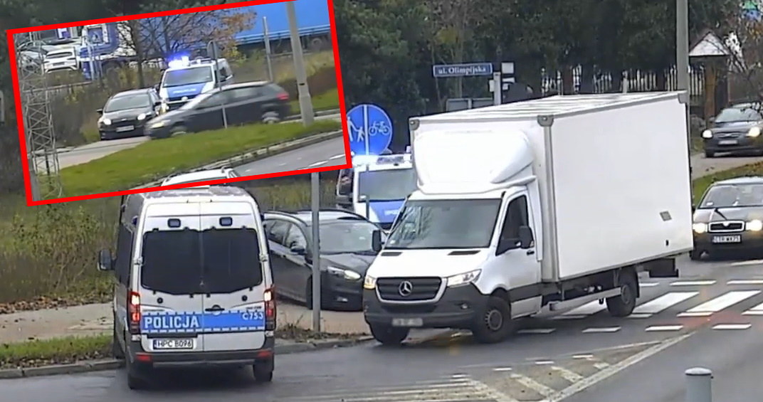 Sceny jak z filmu akcji rozegrały się na ulicach Torunia /Policja