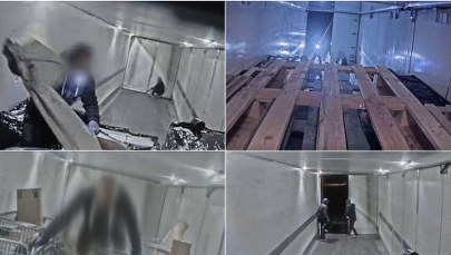 Sceny jak z filmu. Złodzieje okradali pędzące ciężarówki, kierowcy niczego nie zauważyli