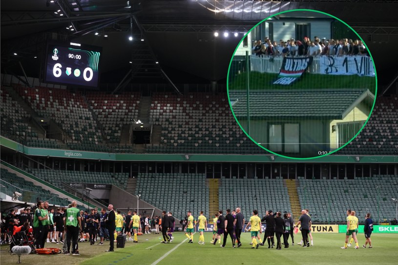 Sceny na meczu Legii. Kibice znów w akcji, UEFA będzie wściekła [WIDEO]