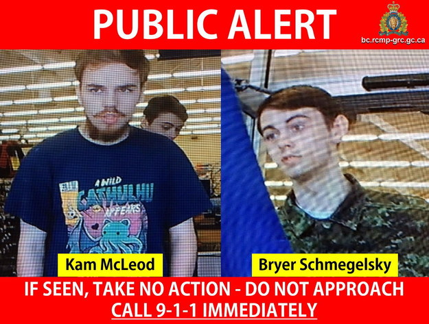 Schmegelsky i McLeod są podejrzewani o zabójstwo trzech osób /RCMP /PAP/EPA
