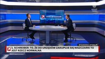 Schreiber w "Gościu Wydarzeń" o słowach Mastalerka: Nie powinien się w tym temacie wypowiadać