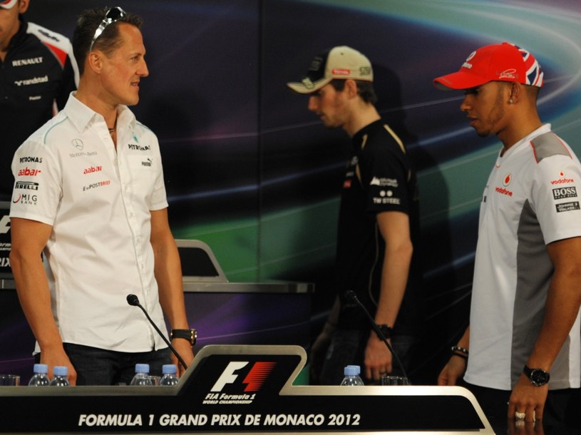 Schumacher ani Hamilton w tym roku jeszcze nie wygrali /AFP