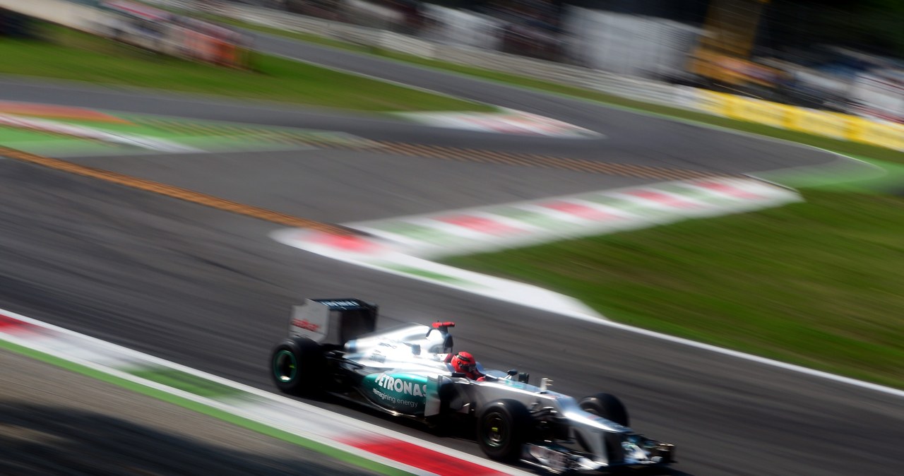 Schumacher na torze Monza /AFP