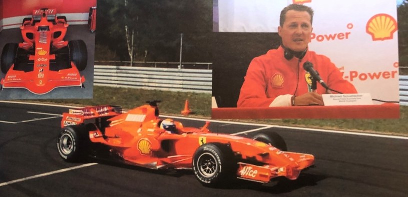 Schumacher na torze w Poznaniu /Informacja prasowa