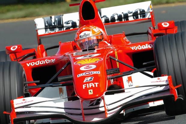 Schumacher rozbił Ferrari / Kliknij /AFP