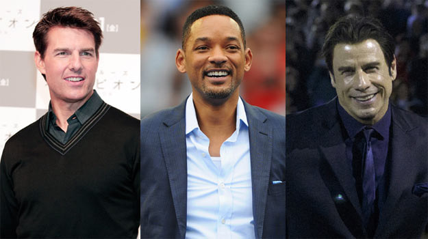 Scjentologiczna Wielka Trójka: Tom Cruise, Will Smith i John Travolta /Getty Images/Flash Press Media
