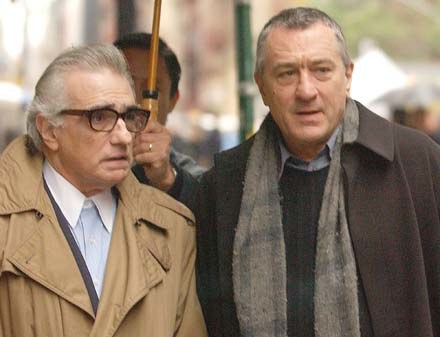 Scorsese i De Niro podczas zdjęć do... reklamówki American Express - fot. Arnaldo Magnani /Getty Images/Flash Press Media