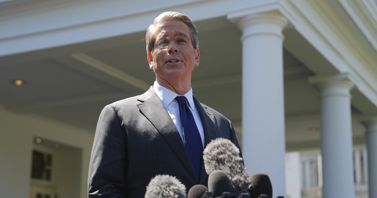 Scott Bessent, sekretarz skarbu USA, wzywa Europę do nałożenia ceł wtórnych na Rosję, jeśli zdecyduje się na to USA /Evan Vucci/Associated Press/East News /East News