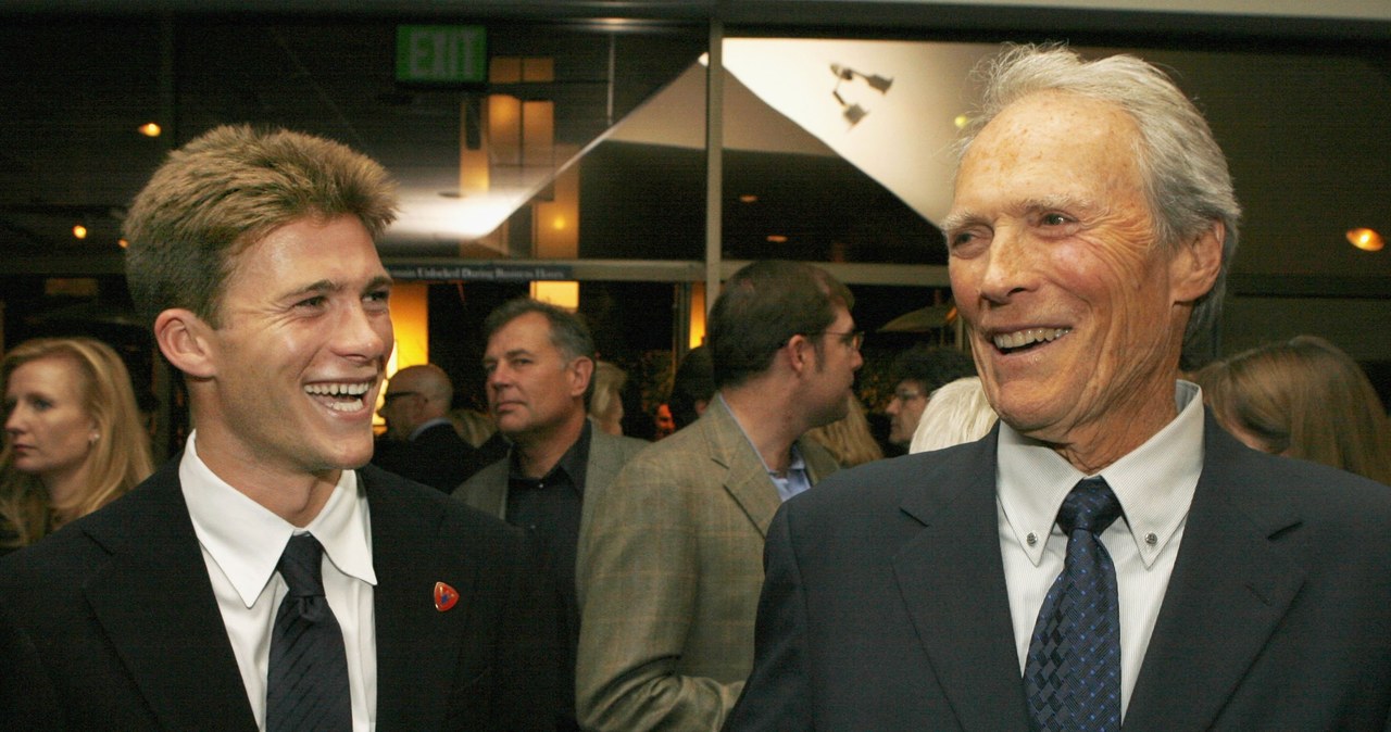 Scott Eastwood u boku ojca w 2006 roku /Kevin Winter /Getty Images