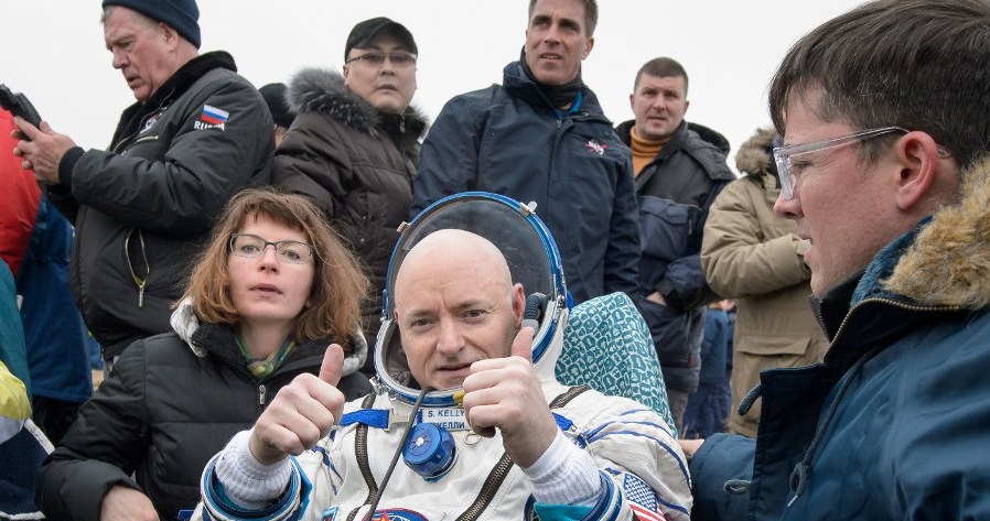 Scott Kelly po powrocie na Ziemię /materiały prasowe