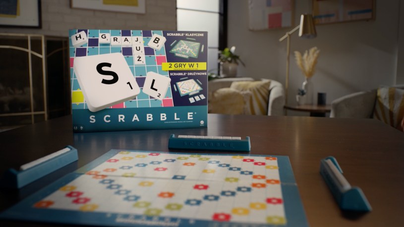 Scrabble - gra planszowa /materiały promocyjne