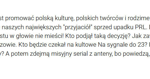 Screen komentarzy internautów pod informacją o kolejnej zmianie ramówki TVP /Wirtualnemedia.pl