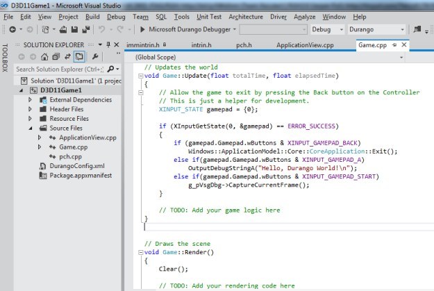 Screen programu Microsoft Visual Studio /CDA