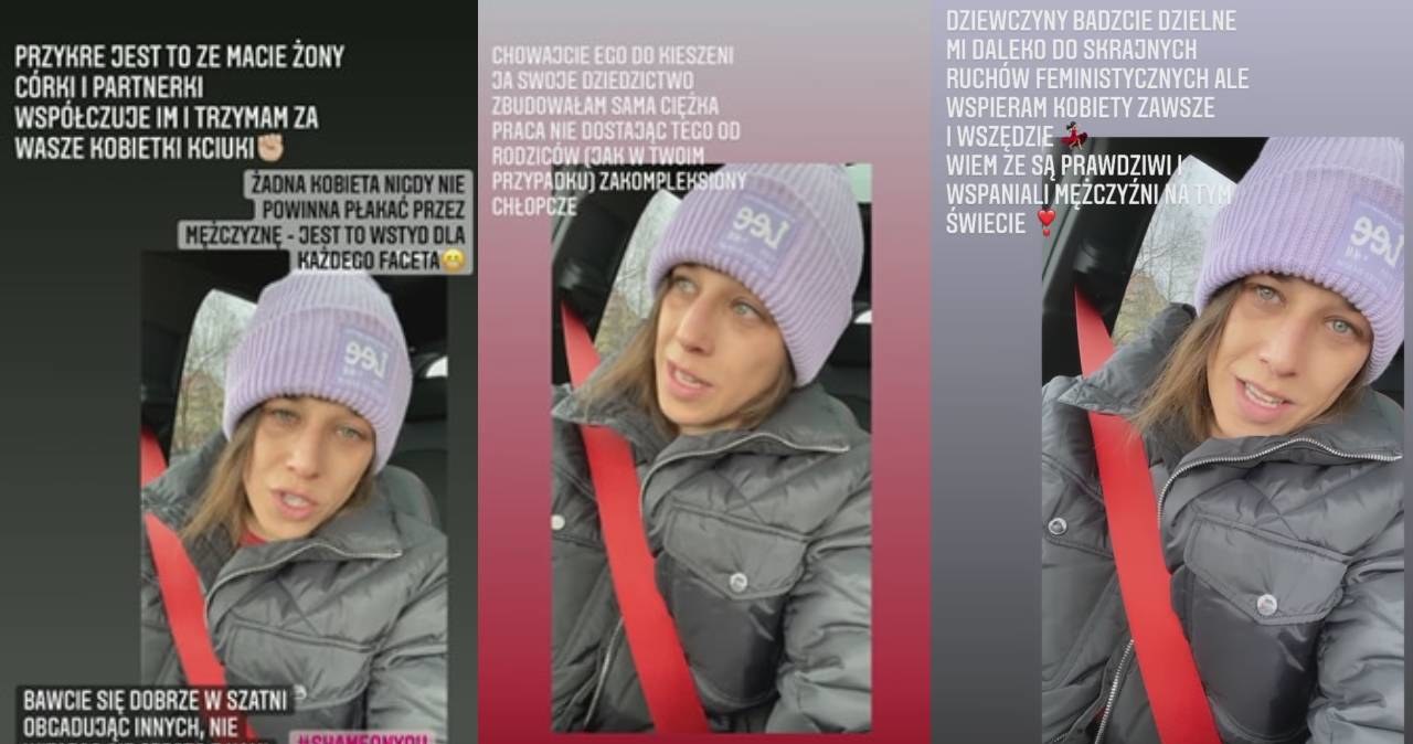 Screen z Instastory na profilu Joanny Jędrzejczyk /Instagram /