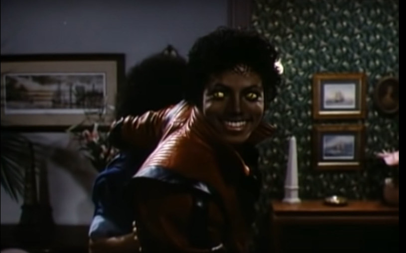 screen z teledysku "Thriller" /materiał zewnętrzny