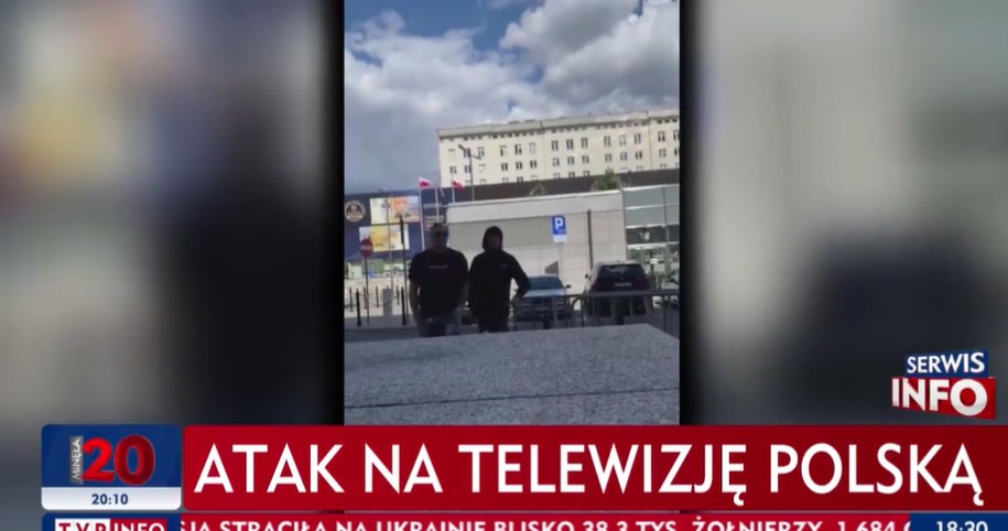 Screen  z "Wiadomości TVP, Źródło: Twitter /materiały prasowe