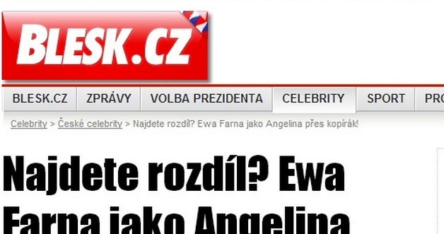screen ze strony interentowej "Blesk". /- /pomponik.pl