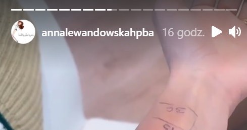 Screenshot z Instagrama @annalewandowskahpba /Instagram /Instagram