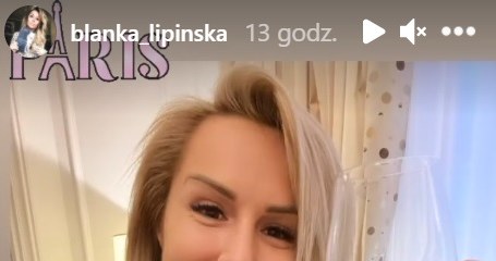 Screenshot z Instagrama @blanka_lipinska /Instagram /Instagram