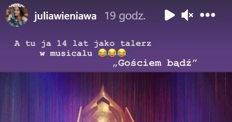 Screenshot z Instagrama @juliawieniawa /Instagram /Instagram