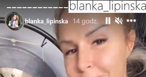 Screenshot z Instastories @blanka_lipinska /Instagram /Instagram