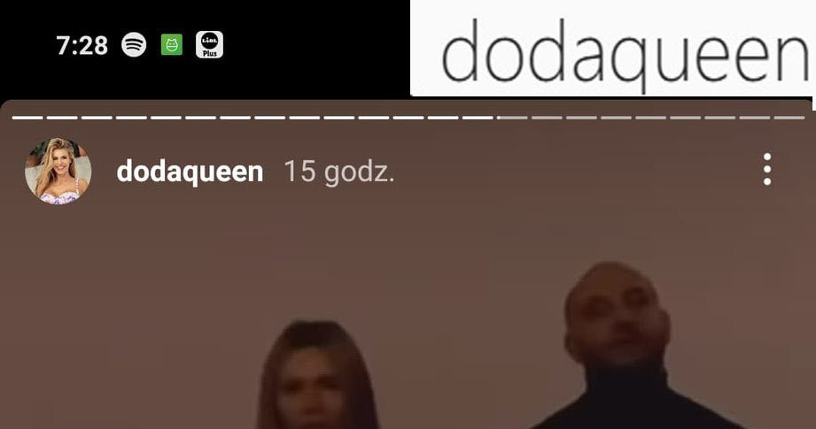 Screenshot z Instastories @dodaqueen /Instagram /Instagram