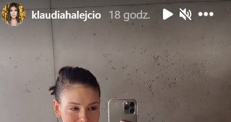 Screenshot z Instastories @klaudiahalejcio Zweryfikowano /Instagram /Instagram