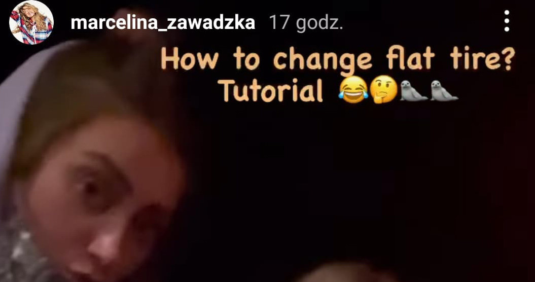 Screenshot z Instastories @marcelina_zawadzka /Instagram /Instagram