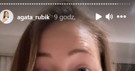 Screenshot z Instastory @agata_rubik /Instagram /Instagram