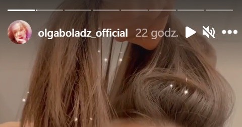 Screenshot z  instastory @olgaboladz_official /Instagram /Instagram