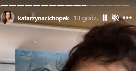 Screenshot z relacji @katarzynacichopek /Instagram /Instagram