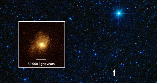 SDSSJ1506+54 to najwydajniejsza galaktyka jaką znamy /NASA