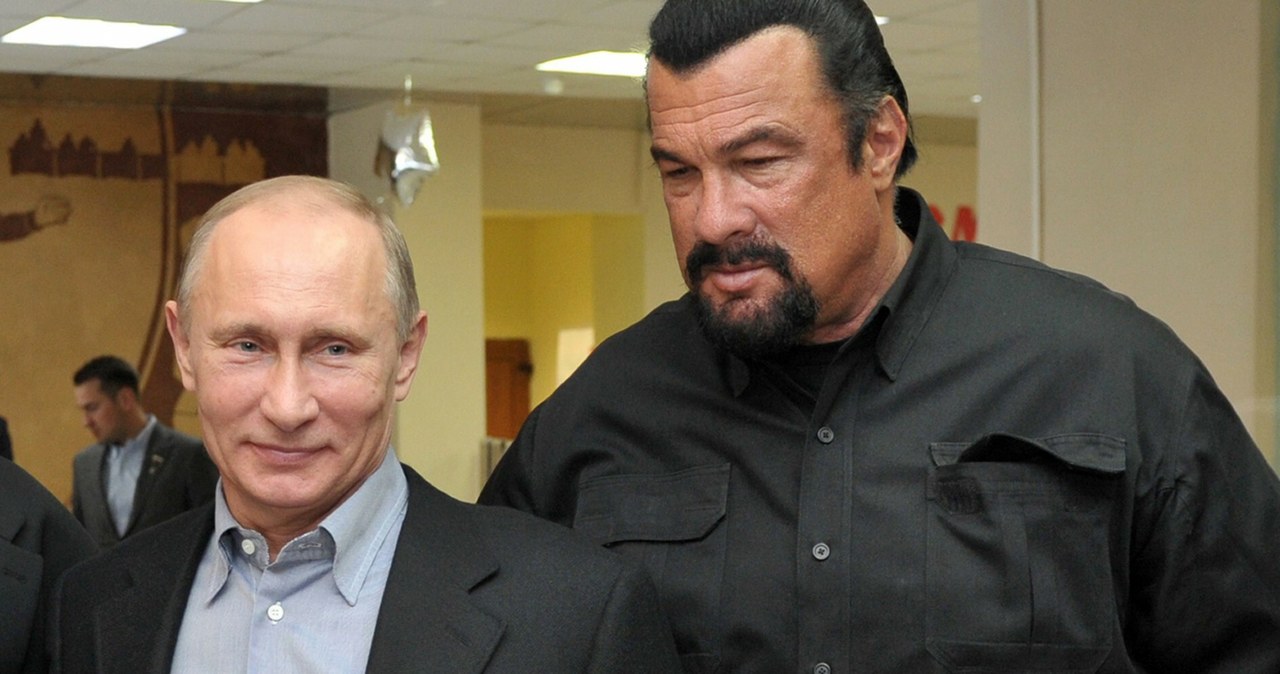 Seagal i Putin /East News