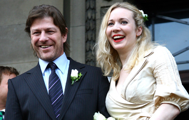 Sean Bean i Georgina Sutcliffe w dniu ślubu, fot.Gareth Cattermole &nbsp; /Getty Images/Flash Press Media