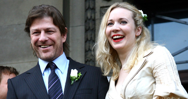 Sean Bean i Georgina Sutcliffe w dniu ślubu, fot.Gareth Cattermole &nbsp; /Getty Images/Flash Press Media